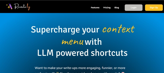 ReWrite.ly homepage