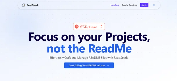 ReadSpark homepage