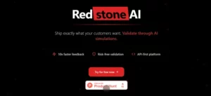 Redstone AI homepage