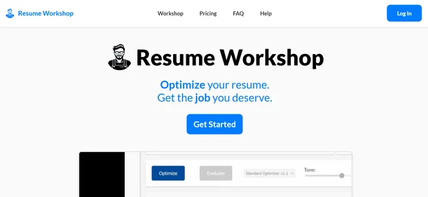 Resume Workshop homepage