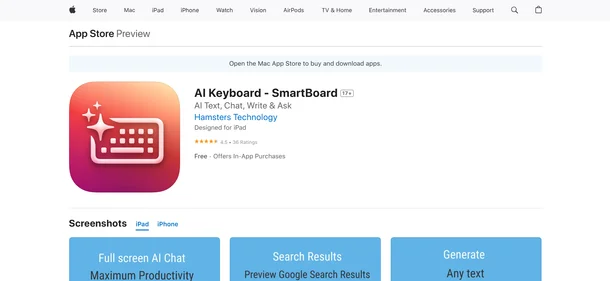 Smartboard AI Keyboard.home