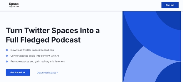 SpaceMake homepage