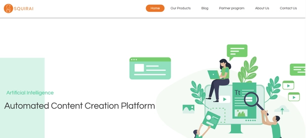 SquirrAI Homepage