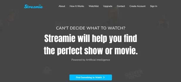 Stream AI homepage