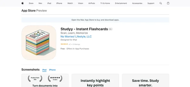 Studyy Instant Flashcards.home