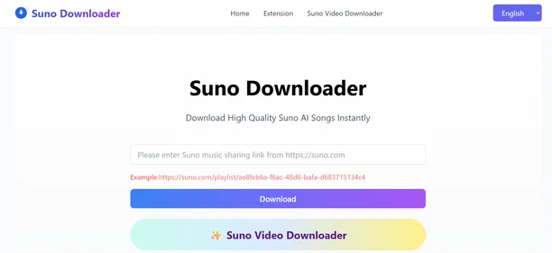 Suno Download.home