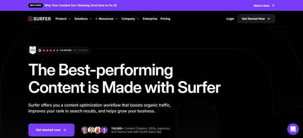 Surfer SEO.home