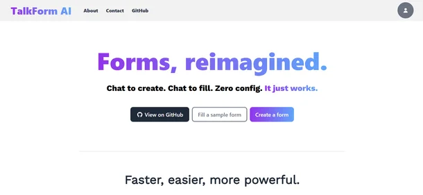 TalkForm AI.home