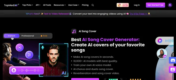 Top Mediai homepage