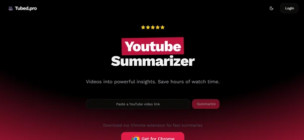 Tubed Pro homepage