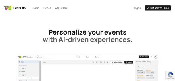 Tynker AI homepage