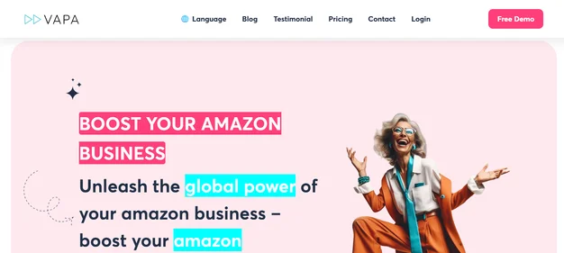 VAPA AI homepage
