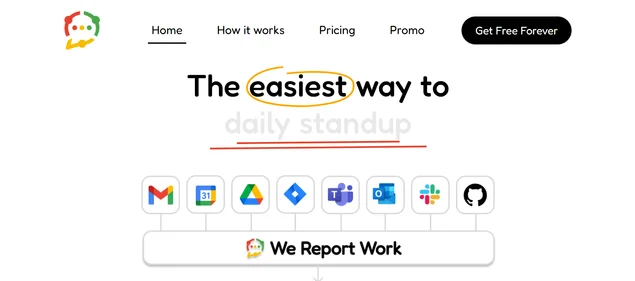 We Report Work homepage