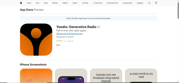 Yoodio Generative Radio