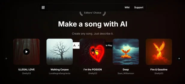 Zona App homepage