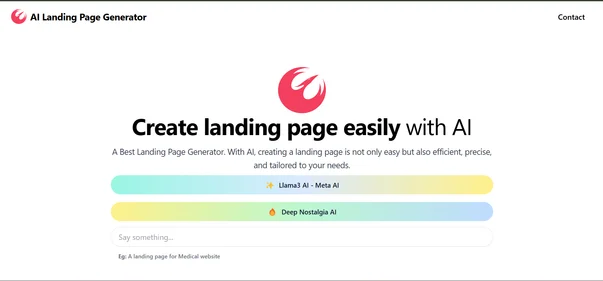 ailandingpagenrator