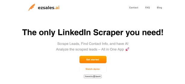 ezsales ai homepage