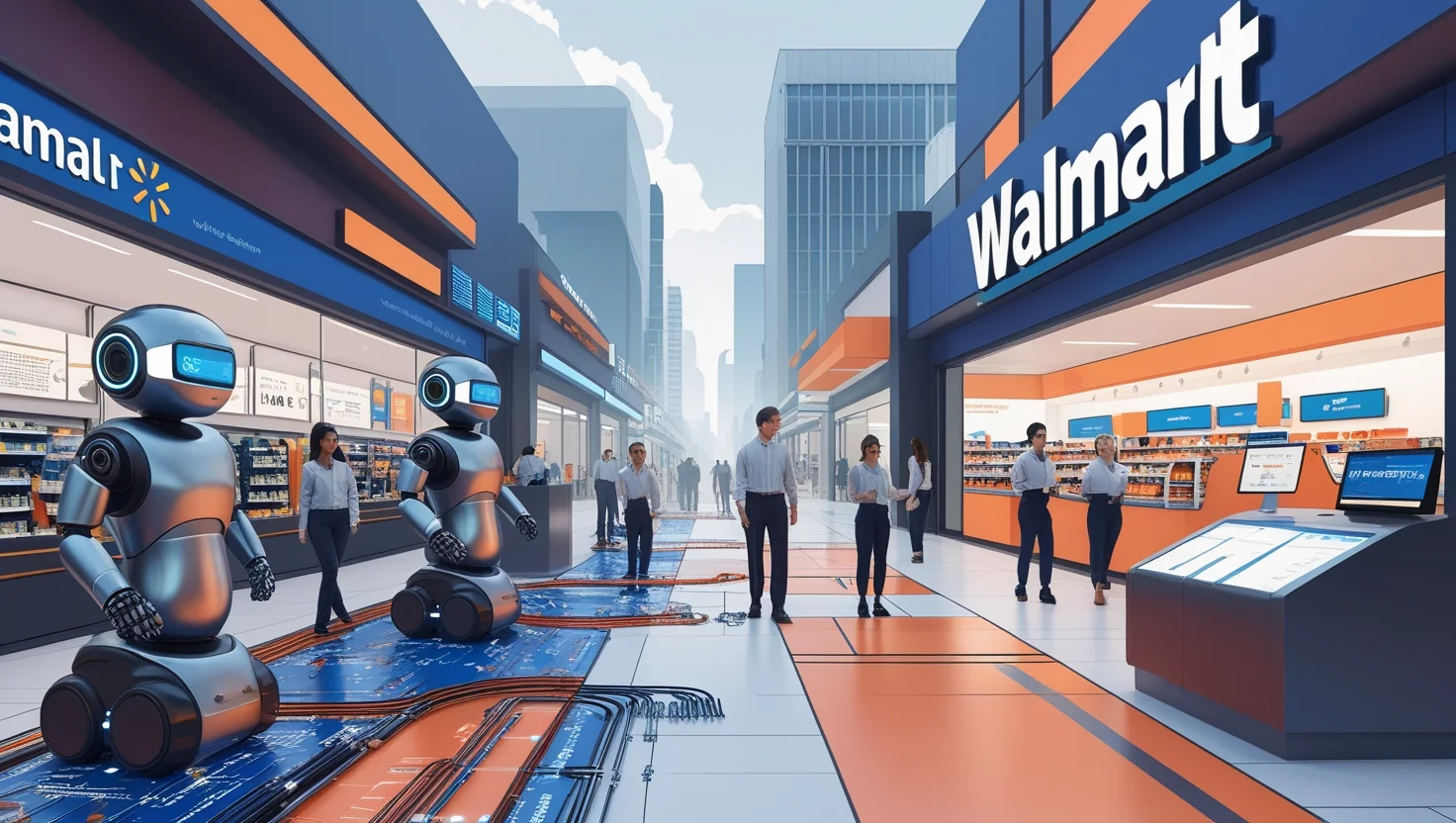 Amazon and Walmart Take Different Routes to AI-Driven Retail