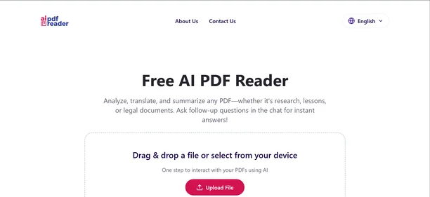Free AI PDF Reader.home