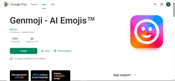 Genmoji AI
