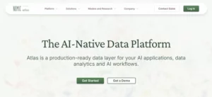 Nomic Atlas homepage