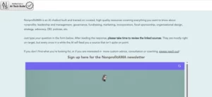 NonprofitAMA homepage
