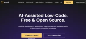 Noodl homepage