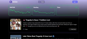 Noozz AI homepage