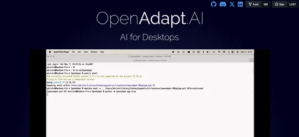 OpenAdapt AI.home