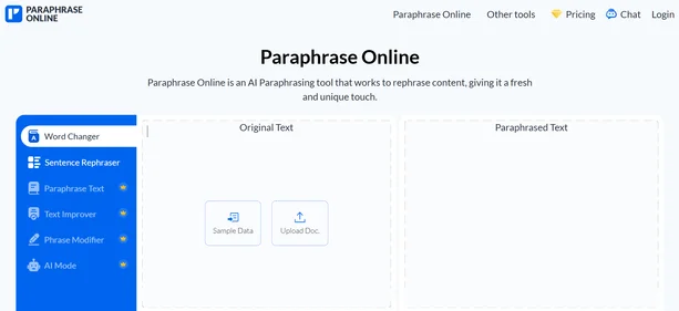 Paraphrase Online.home