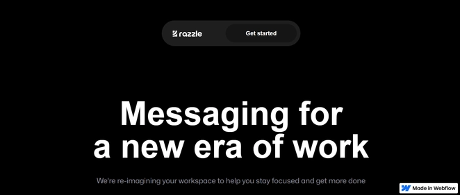 Razzle homepage