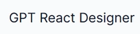 React GPT Designer logo