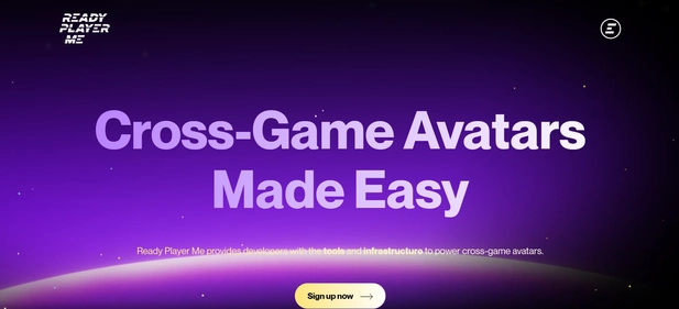 Ready Player Me homepage