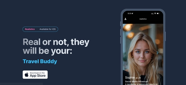 Realistics AI homepage