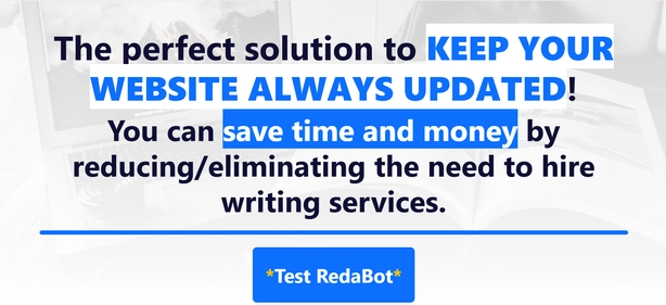 Redabot homepage