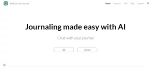 Reflectr AI homepage