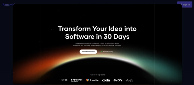 Renamify homepage