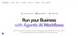 Respell.ai homepage