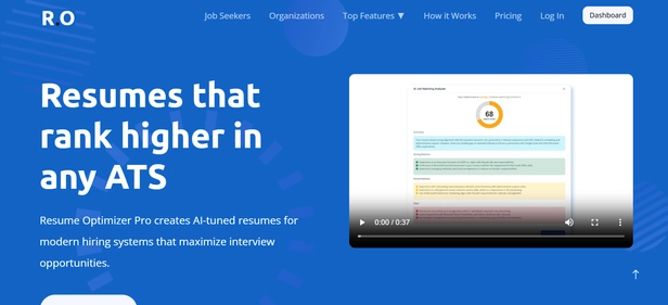 Resume Optimizer Pro homepage