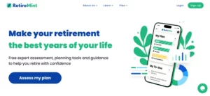 RetireMint homepage