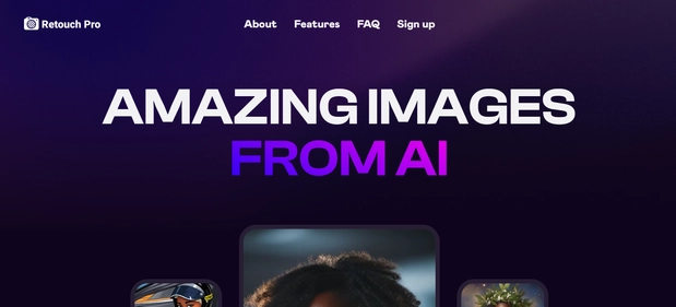 RetouchPro homepage