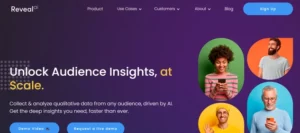 Reveal AI homepage