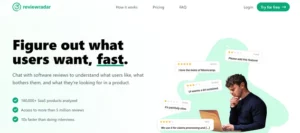 ReviewRadar AI homepage