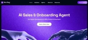 Revrag AI homepage