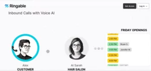 Ringable AI homepage