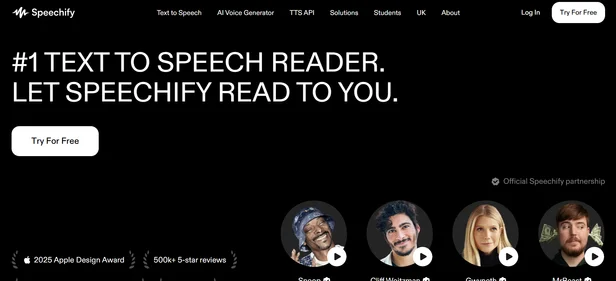 Speechify.home