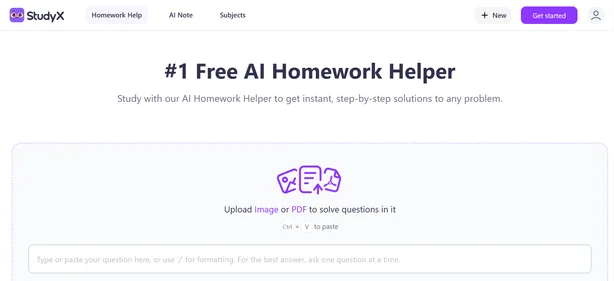 StudyX AI.home