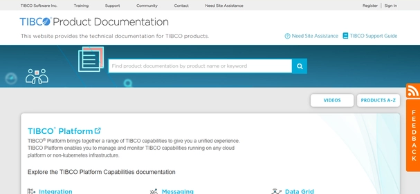 TIBCO ActiveMatrix BPM homepage
