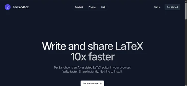 TexSandbox