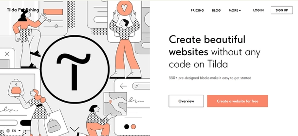 Tilda homepage